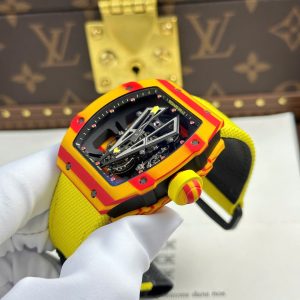 Richard Mille Chế Tác RM27-03 Tourbillon Vỏ Carbon Siêu Nhẹ Màu Vàng 44mm (2)