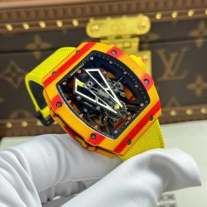 Richard Mille Chế Tác RM27-03 Tourbillon Vỏ Carbon Siêu Nhẹ Màu Vàng 44mm (2)