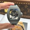 Richard Mille RM055 Bubba Watson Chế Tác Vỏ Gốm Xám Dây Cao Su Xưởng ZF 42.7×49 (2)