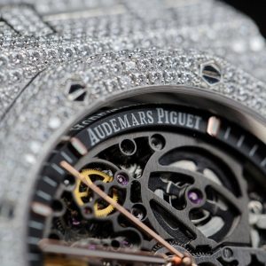 Audemars Piguet Replica Cao Cấp Royal Oak 15407 Đính Full Kim Cương Moissanite 41mm (2)