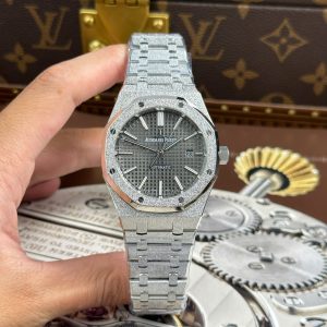 Audemars Piguet Royal Oak 15410 Frosted Rep 11 Mặt Xám Máy Cơ Thụy Sỹ Nhà Máy APS 41mm (2)
