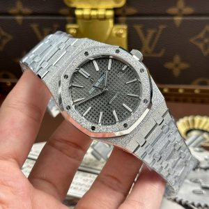 Audemars Piguet Royal Oak 15410 Frosted Rep 11 Mặt Xám Máy Cơ Thụy Sỹ Nhà Máy APS 41mm (2)