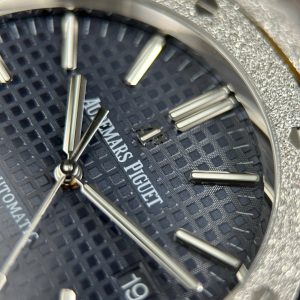 Audemars Piguet Royal Oak 15410 Frosted Replica 11 Mặt Xanh Blue Máy Cơ Thụy Sỹ Nhà Máy APS 41mm (2)