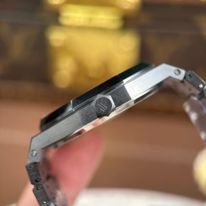 Audemars Piguet Royal Oak 15416 Rep Cao Cấp Mặt Lộ Cơ Màu Vàng Vỏ Gốm Đen Nhà Máy THB 41mm (2)