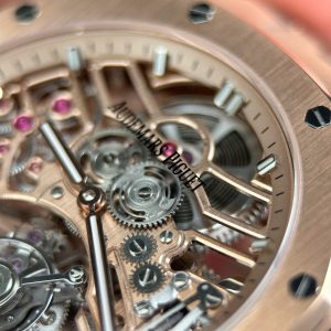 Audemars Piguet Royal Oak 26735 Mạ Vàng Hồng Máy Cơ Tự Động Tourbillon Replica Cao Cấp 41mm (2)