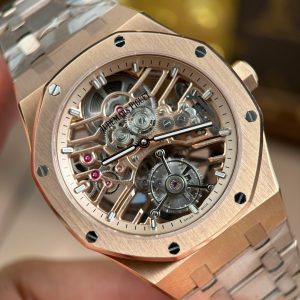 Audemars Piguet Royal Oak 26735 Mạ Vàng Hồng Máy Cơ Tự Động Tourbillon Replica Cao Cấp 41mm (2)