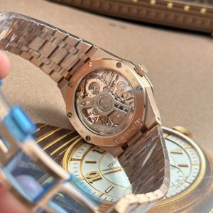 Audemars Piguet Royal Oak 26735 Mạ Vàng Hồng Máy Cơ Tự Động Tourbillon Replica Cao Cấp 41mm (2)