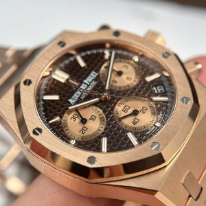 Audemars Piguet Royal Oak Chronograph 26239 Chế Tác Mặt Nâu Máy Thụy Sỹ Xưởng APS 41mm (2)