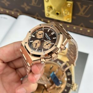Audemars Piguet Royal Oak Chronograph 26239 Chế Tác Mặt Nâu Máy Thụy Sỹ Xưởng APS 41mm (2)