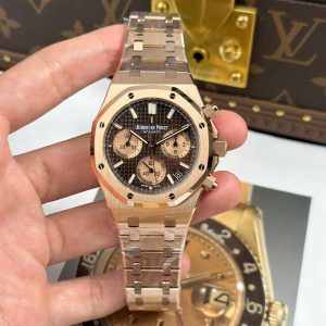 Audemars Piguet Royal Oak Chronograph 26239 Chế Tác Mặt Nâu Máy Thụy Sỹ Xưởng APS 41mm (2)