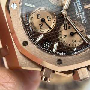 Audemars Piguet Royal Oak Chronograph 26239 Chế Tác Mặt Nâu Máy Thụy Sỹ Xưởng APS 41mm (2)