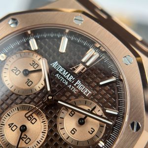 Audemars Piguet Royal Oak Chronograph 26239 Chế Tác Mặt Nâu Máy Thụy Sỹ Xưởng APS 41mm (2)
