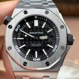 Audemars Piguet Royal Oak Offshore Diver 15710 Replica 11 Mặt Đen Máy Cơ Thụy Sỹ Xưởng APS 42mm (2)
