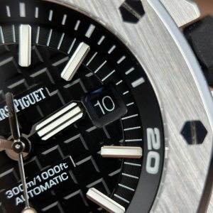 Audemars Piguet Royal Oak Offshore Diver 15710 Replica 11 Mặt Đen Máy Cơ Thụy Sỹ Xưởng APS 42mm (2)