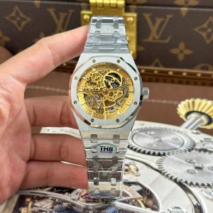 Audemars Piguet Royal Oak Openworked 15407 Replica 11 Mặt Màu Vàng Lộ Cơ Nhà Máy THB 41mm (2)