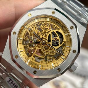 Audemars Piguet Royal Oak Openworked 15407 Replica 11 Mặt Màu Vàng Lộ Cơ Nhà Máy THB 41mm (2)