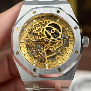 Audemars Piguet Royal Oak Openworked 15407 Replica 11 Mặt Màu Vàng Lộ Cơ Nhà Máy THB 41mm (2)