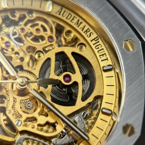 Audemars Piguet Royal Oak Openworked 15407 Replica 11 Mặt Màu Vàng Lộ Cơ Nhà Máy THB 41mm (2)