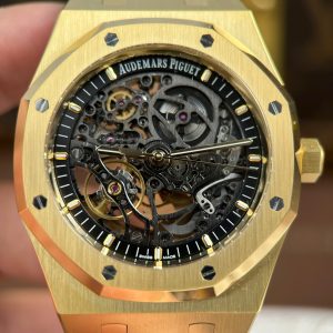 Audemars Piguet Royal Oak Openworked 15407 Replica Cao Cấp Mạ Vàng Mặt Lộ Cơ Nhà Máy THB 41mm (2)