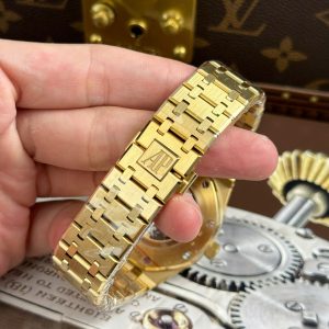 Audemars Piguet Royal Oak Openworked 15407 Replica Cao Cấp Mạ Vàng Mặt Lộ Cơ Nhà Máy THB 41mm (2)