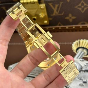 Audemars Piguet Royal Oak Openworked 15407 Replica Cao Cấp Mạ Vàng Mặt Lộ Cơ Nhà Máy THB 41mm (2)