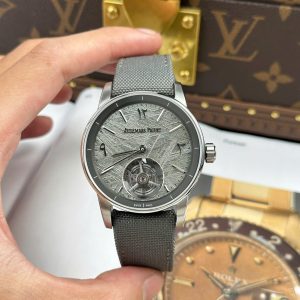 Audemars Piguet Tourbillon 26396 Chế Tác Mặt Thiên Thạch Màu Xám Xưởng APP 41mm (2)