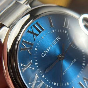 Cartier Ballon Bleu Rep Cao Cấp Mặt Xanh Dương Máy Cơ Tự Động Thụy Sỹ Nhà Máy AF 40mm (2)