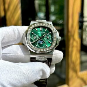 Đồng Hồ Patek Philippe Nautilus 5740G Rep 11 Cao Cấp Nhất Mặt Xanh Lá Xưởng TWS 40mm (8)