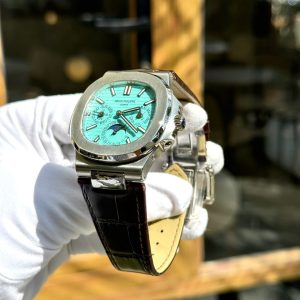 Đồng Hồ Patek Philippe Nautilus 5740G Rep 11 Cao Cấp Nhất Mặt Xanh Tiffany Xưởng TWS 40mm (3)