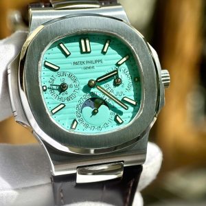 Đồng Hồ Patek Philippe Nautilus 5740G Rep 11 Cao Cấp Nhất Mặt Xanh Tiffany Xưởng TWS 40mm (8)