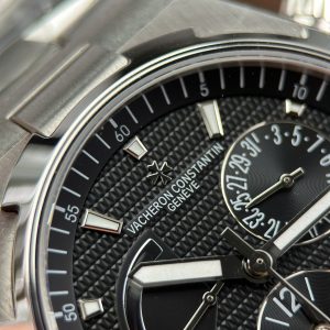 Đồng Hồ Vacheron Constantin Overseas Dual Time 47450 Mặt Đen Replica Cao Cấp Xưởng 9F 42mm (2)