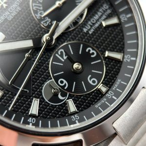 Đồng Hồ Vacheron Constantin Overseas Dual Time 47450 Mặt Đen Replica Cao Cấp Xưởng 9F 42mm (2)