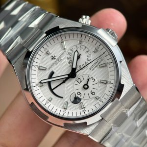 Đồng Hồ Vacheron Constantin Overseas Dual Time 47450 Màu Trắng Rep Cao Cấp Xưởng 9F 42mm (2)