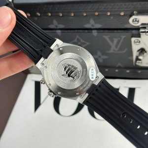 Đồng Hồ Vacheron Constantin Overseas Dual Time 47450 Rep 11 Mặt Xám Dây Cao Su Xưởng 9F 42mm (11)