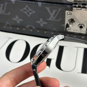 Đồng Hồ Vacheron Constantin Overseas Dual Time 47450 Rep 11 Mặt Xám Dây Cao Su Xưởng 9F 42mm (2)