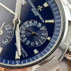 Đồng Hồ Vacheron Constantin Overseas Dual Time 47450 Replica 11 Mặt Xanh Dây Cao Su Xưởng 9F 42mm (2)