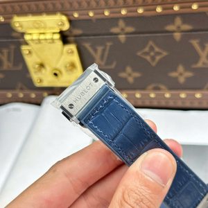 Hublot Classic Fusion Titanium Rep 11 Màu Xanh Dương Trọng Lượng 84 Gram Nhà Máy JJZ 42mm (2)