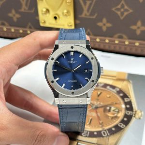Hublot Classic Fusion Titanium Rep 11 Màu Xanh Dương Trọng Lượng 84 Gram Nhà Máy JJZ 42mm (2)
