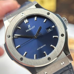Hublot Classic Fusion Titanium Rep 11 Màu Xanh Dương Trọng Lượng 84 Gram Nhà Máy JJZ 42mm (2)