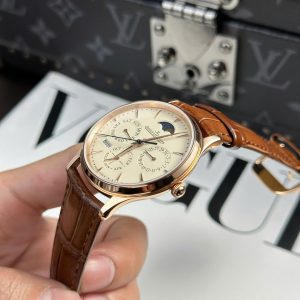 Jaeger LeCoultre Master Ultrathin Perpetual Calendar Rep 11 Mạ Vàng Hồng Máy Cơ Tự Động Xưởng VR 39mm (2)