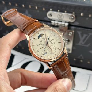 Jaeger LeCoultre Master Ultrathin Perpetual Calendar Rep 11 Mạ Vàng Hồng Máy Cơ Tự Động Xưởng VR 39mm (2)