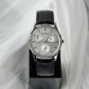 Jaeger LeCoultre Rep Cao Cấp Master Ultra Thin Power Reserve Mặt Bạc Dây Da Xưởng ZF 39mm (2)