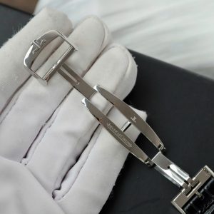 Jaeger LeCoultre Rep Cao Cấp Master Ultra Thin Power Reserve Mặt Bạc Dây Da Xưởng ZF 39mm (2)