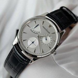 Jaeger LeCoultre Rep Cao Cấp Master Ultra Thin Power Reserve Mặt Bạc Dây Da Xưởng ZF 39mm (2)