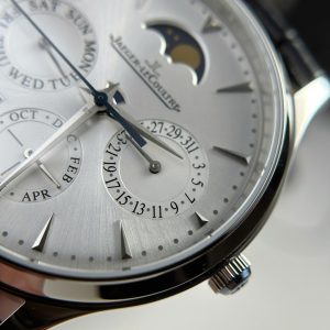 Jaeger LeCoultre Replica 11 Master Ultrathin Perpetual Calendar Mặt Bạc Máy Cơ Tự Động Xưởng VR 39mm (2)