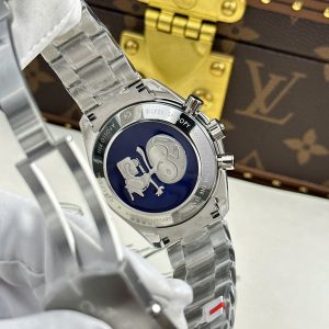 Omega Speedmaster Apollo 13 Silver Snoopy Dây Kim Loại Replica Cao Cấp Xưởng OM 42mm (2)