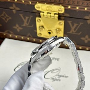 Omega Speedmaster Apollo 13 Silver Snoopy Dây Kim Loại Replica Cao Cấp Xưởng OM 42mm (2)