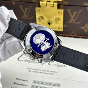 Omega Speedmaster Apollo 13 Silver Snoopy Dây Vải Nato Rep Cao Cấp Xưởng OM 42mm (2)