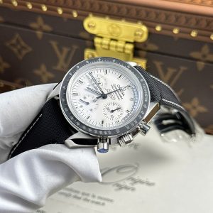 Omega Speedmaster Apollo 13 Silver Snoopy Dây Vải Nato Rep Cao Cấp Xưởng OM 42mm (2)