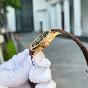 Patek Philippe Aquanaut 5167 Mặt Nâu Rep 11 Mạ Vàng Hồng Máy Khắc Nhà Máy BBF 40mm (2)